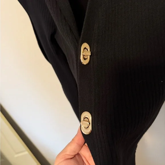 Commense Black Ribbed Knitwear - Picture 6 of 6